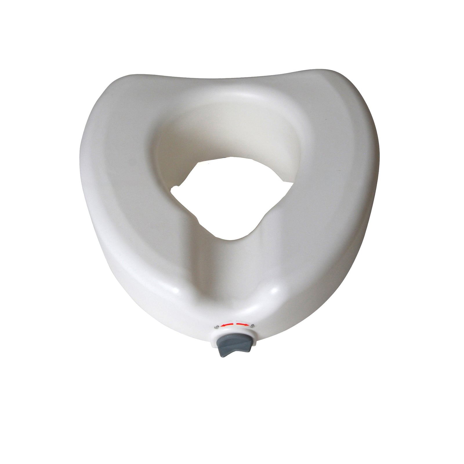 drive Premium Raised Toilet Seat - 4-1/2 Inch Height Elongated front view