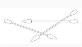BEAVER-VISITEC I Cotton Tipped Swab, 7.6 cm, Ophthalmology