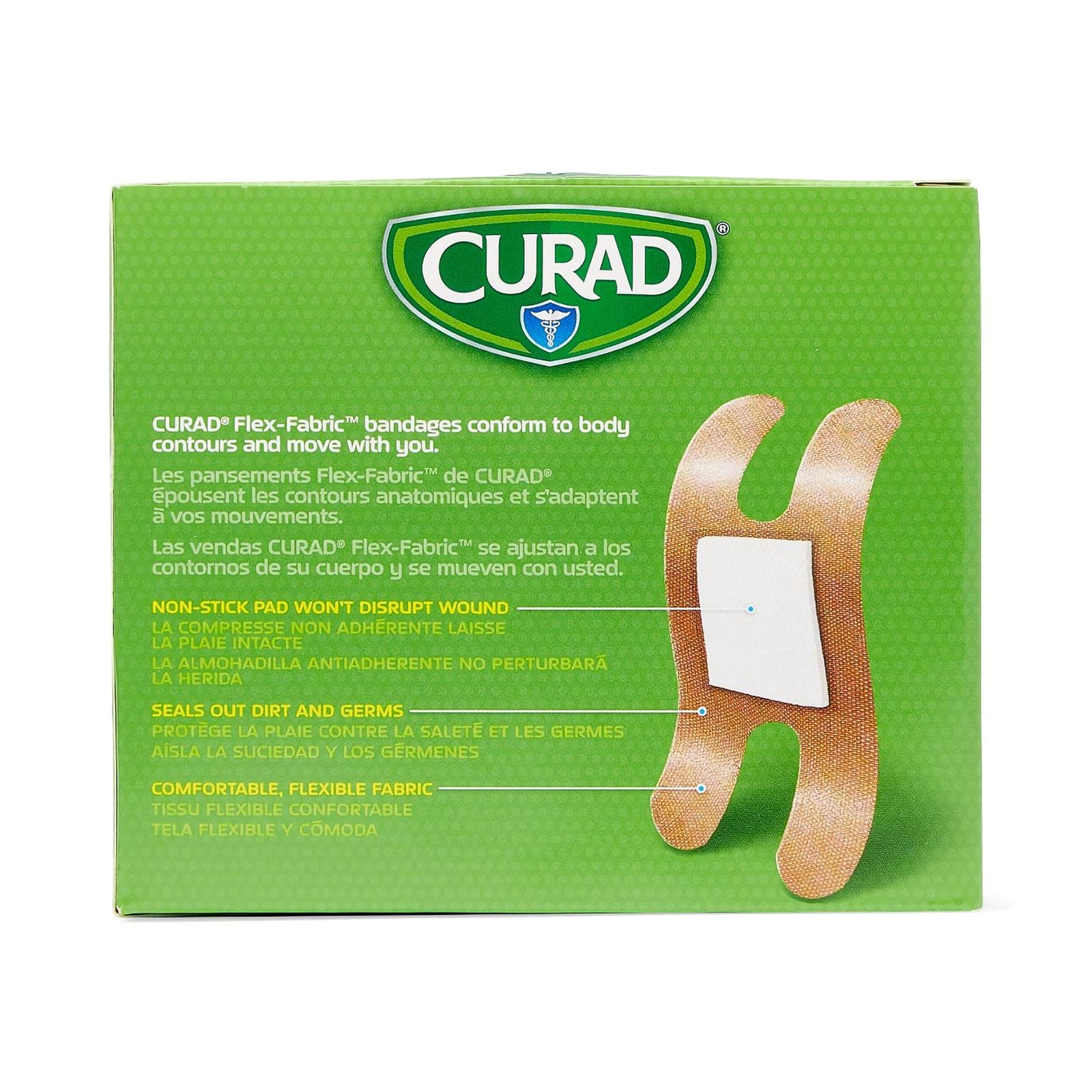 Comfort Cloth® Fabric Adhesive Strips 1-1/2 X 3 Inch Sterile