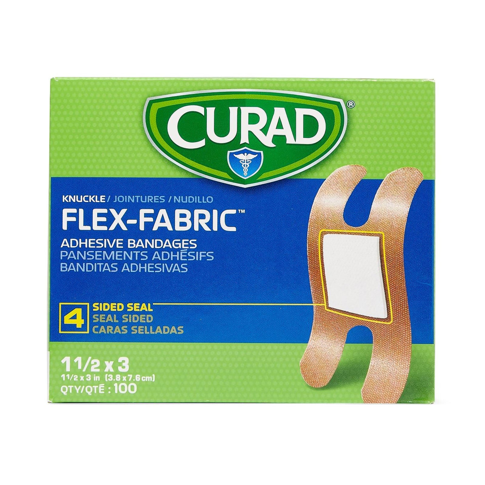 Comfort Cloth® Fabric Adhesive Strips 1-1/2 X 3 Inch Sterile
