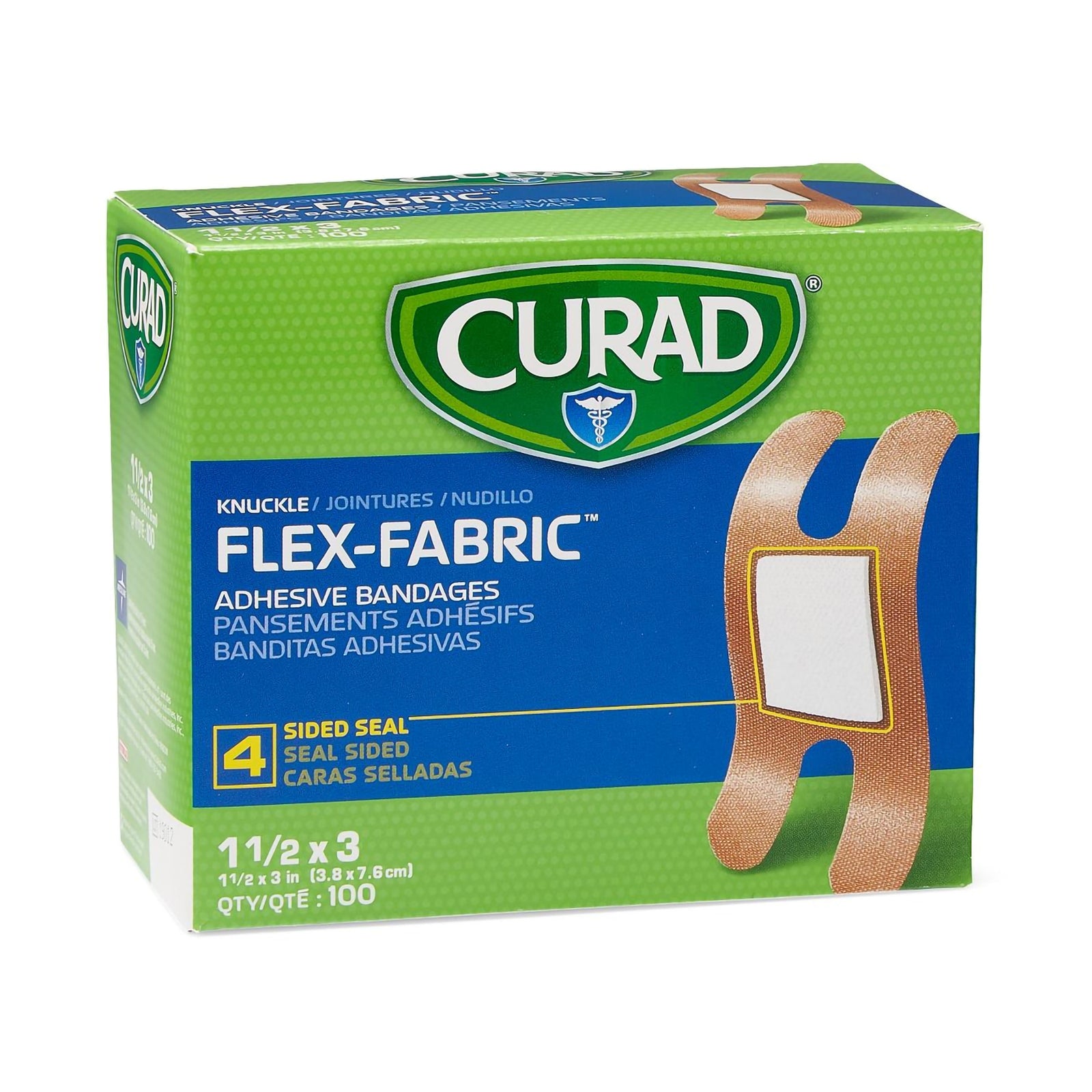 Comfort Cloth® Fabric Adhesive Strips 1-1/2 X 3 Inch Sterile