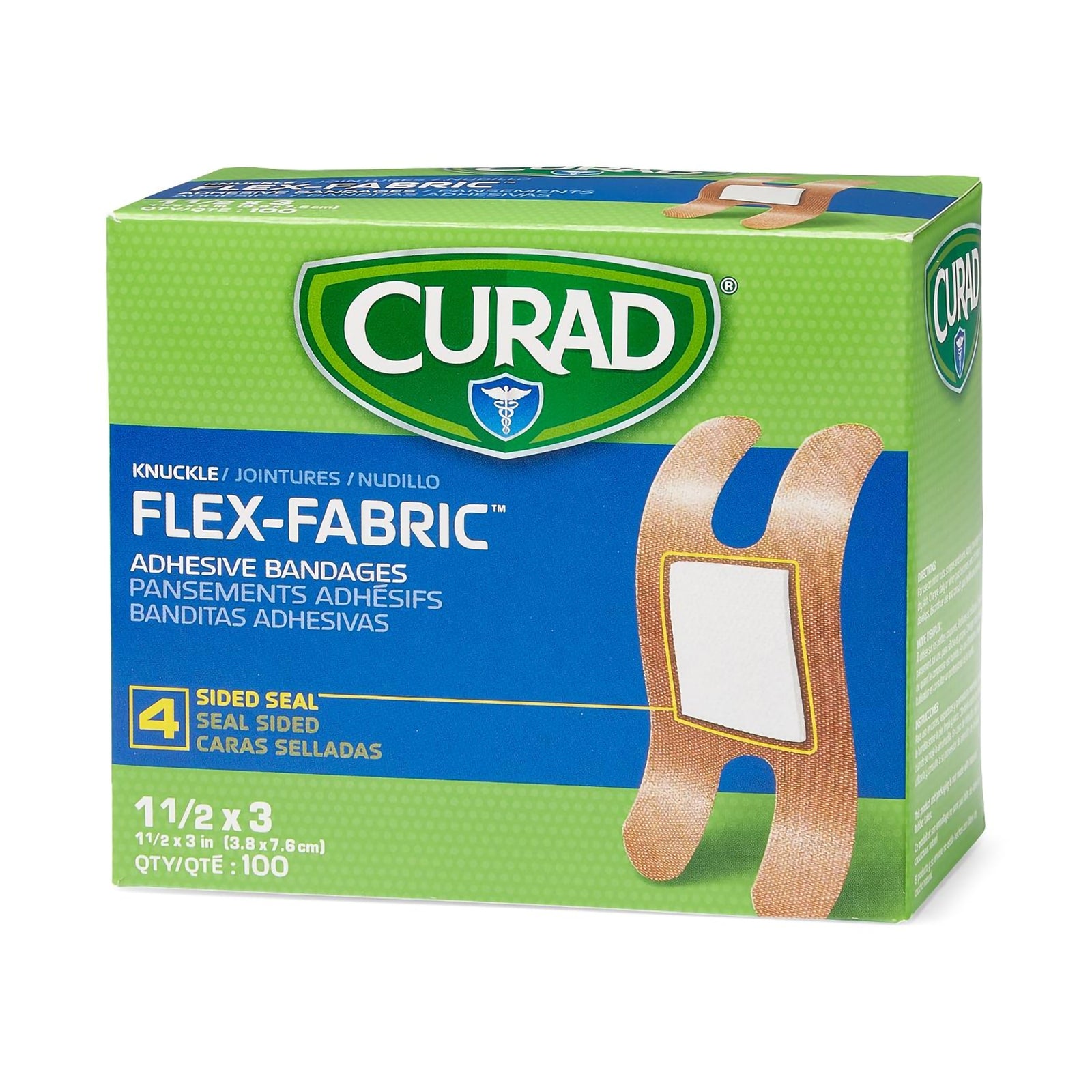 Comfort Cloth® Fabric Adhesive Strips 1-1/2 X 3 Inch Sterile