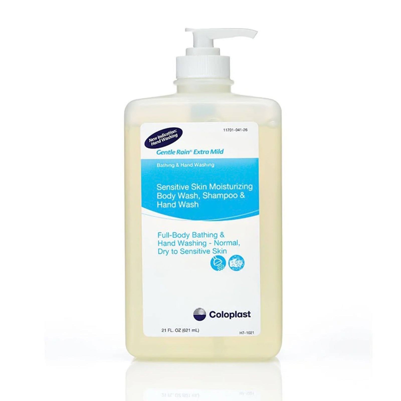 Coloplast Gentle Rain Extra Mild Body Wash, Shampoo & Hand Wash, 21 fl oz