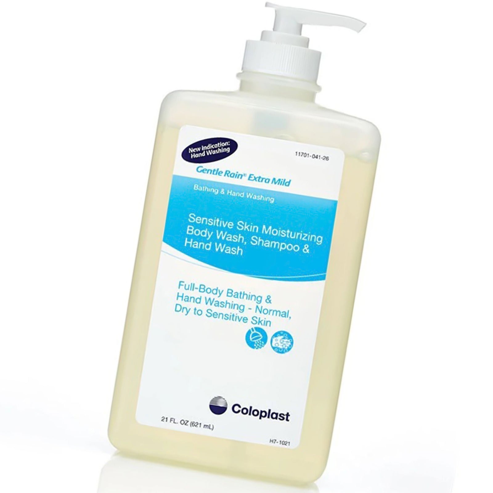 Coloplast Gentle Rain Extra Mild Body Wash, Shampoo & Hand Wash, 21 fl oz