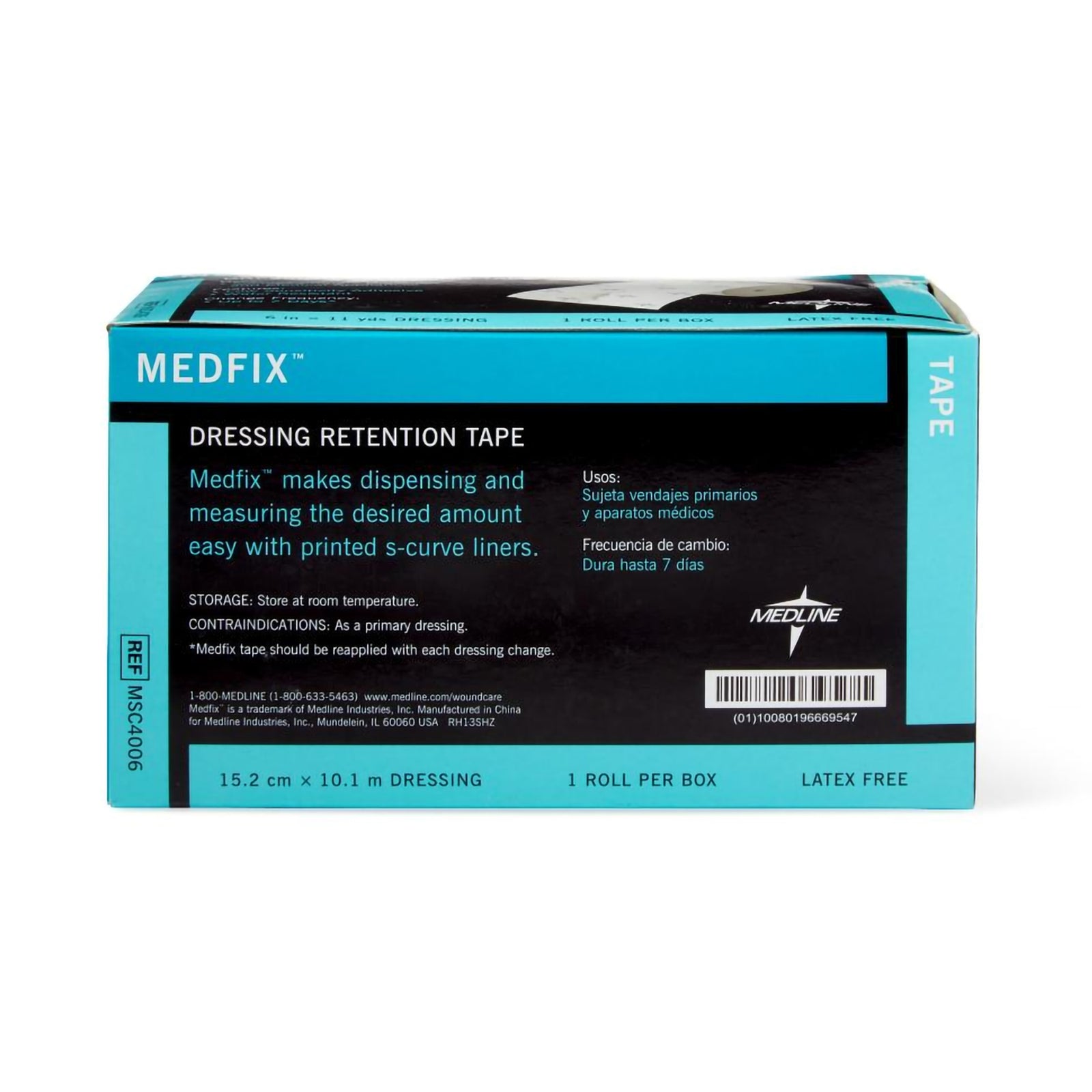 MedFix Water Resistant Dressing Retention Tape with Liner