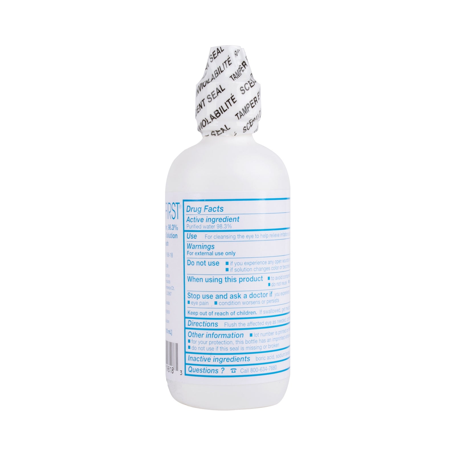 Medi-First® Sodium Chloride Eyewash Solution 4 oz. Bottle