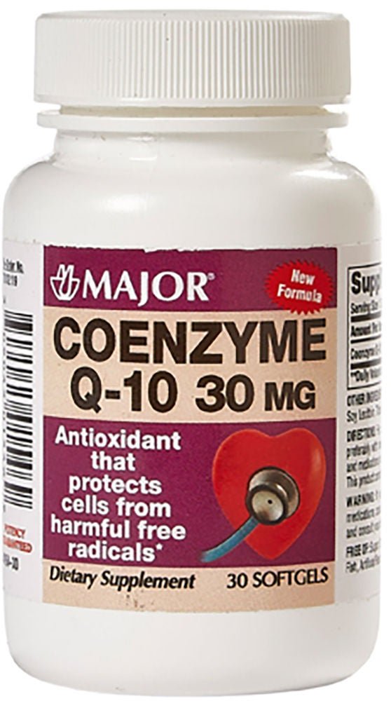 Major Coenzyme Q-10 30 mg Softgels, 30 Count