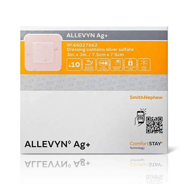 Smith & Nephew ALLEVYN Ag+ Foam Dressing
