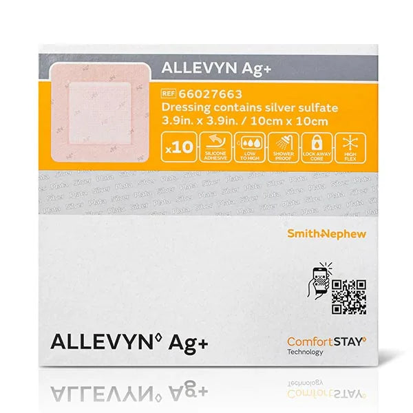 Smith & Nephew ALLEVYN Ag+ Foam Dressing