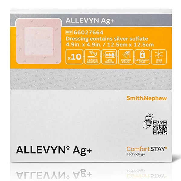 Smith & Nephew ALLEVYN Ag+ Foam Dressing