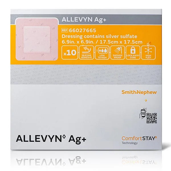 Smith & Nephew ALLEVYN Ag+ Foam Dressing