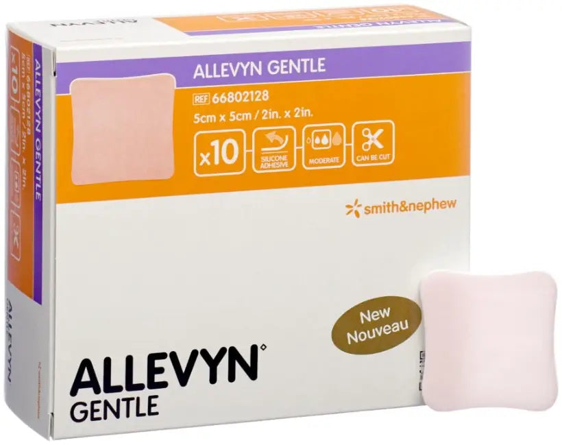 Smith and Nephew ALLEVYN Gentle Non-Bordered Foam Dressing