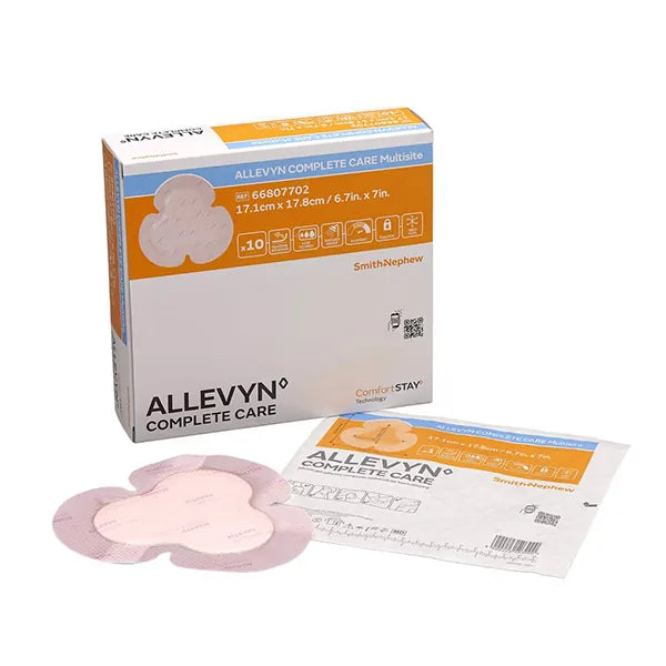 Smith & Nephew ALLEVYN Complete Care Multisite Foam Dressing, 6.7" x 7"