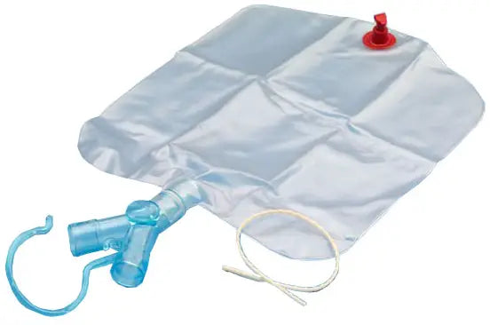 Salter Labs AirLife Elbow Drain Bag with Hanger