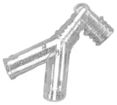 Salter Labs AirLife Adult Y Connector with Elbow 22 mm O.D.