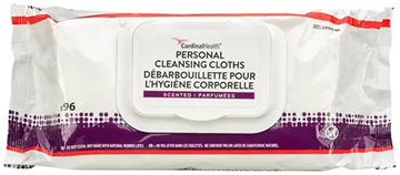 Cardinal Health Personal Cleansing Cloth, Non-flushable, Fragrance Free