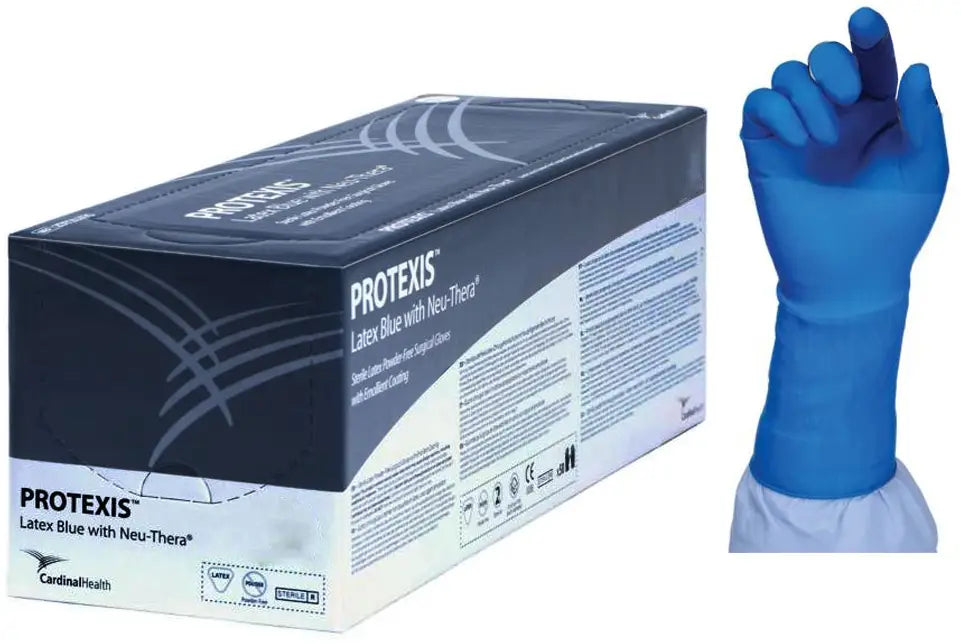 Cardinal Health Latex Blue with Neu-Thera Surgical Gloves