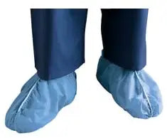 Cardinal Health Dura-Fit Fluid-Resistant Anti-Skid SMS Shoe Covers, X-Large