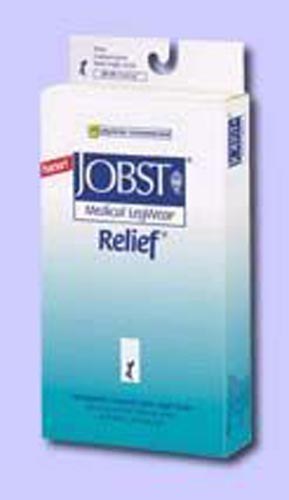 Jobst Relief Compression Stocking Knee High X-Large Beige Closed Toe