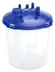 Cardinal Health Medi-Vac Rigid Disposable Suction Canister with Mechanical Filter, 2000cc