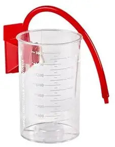 Cardinal Health Medi-Vac Flexible Polycarbonate Suction Canister, 1500cc