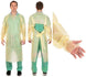 Cardinal Health Poly-Coated Isolation Gown, Yellow, Universal Size