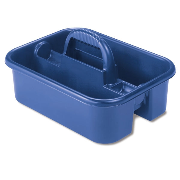 Blue Polypropylene Carry Caddy with 4 Compartments
