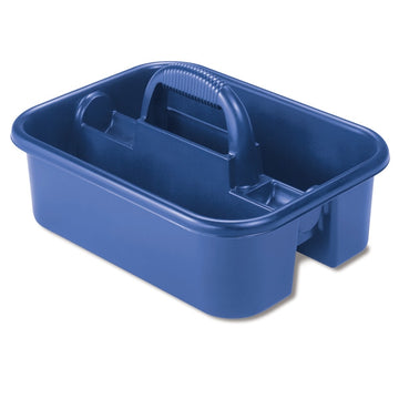 Blue Polypropylene Carry Caddy with 4 Compartments