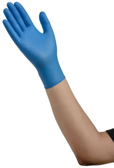 Cardinal Health ESTEEM Stretch Nitrile Exam Gloves, Powder-Free, Blue