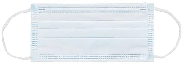 Cardinal Health Procedure Mask — Level 1, Blue, Earloop, Polyester Inner Layer