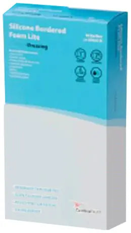 Cardinal Health Silicone Bordered Lite Foam Dressing