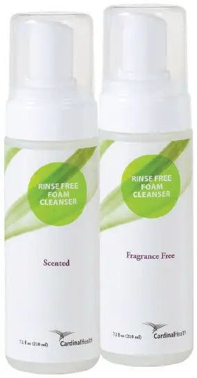 Cardinal Health No-Rinse Foam Cleanser 7.1 oz - Fragrance-free or Scented