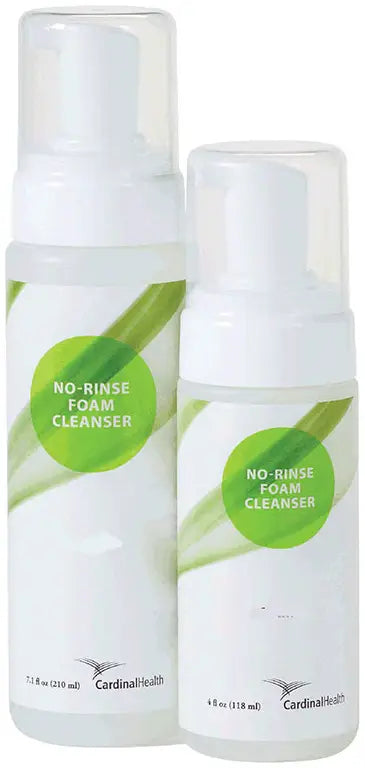 Cardinal Health No-Rinse Foam Cleanser 7.1 oz - Fragrance-free or Scented