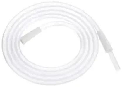 Cardinal Health Medi-Vac Non-Conductive Suction Tubing with Connector, 12 ft
