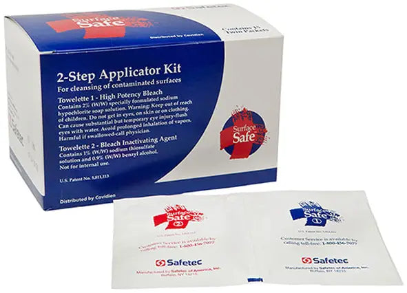 Surface Safe 2-Step Disinfectant Applicator Kit - 15 Twin Packs