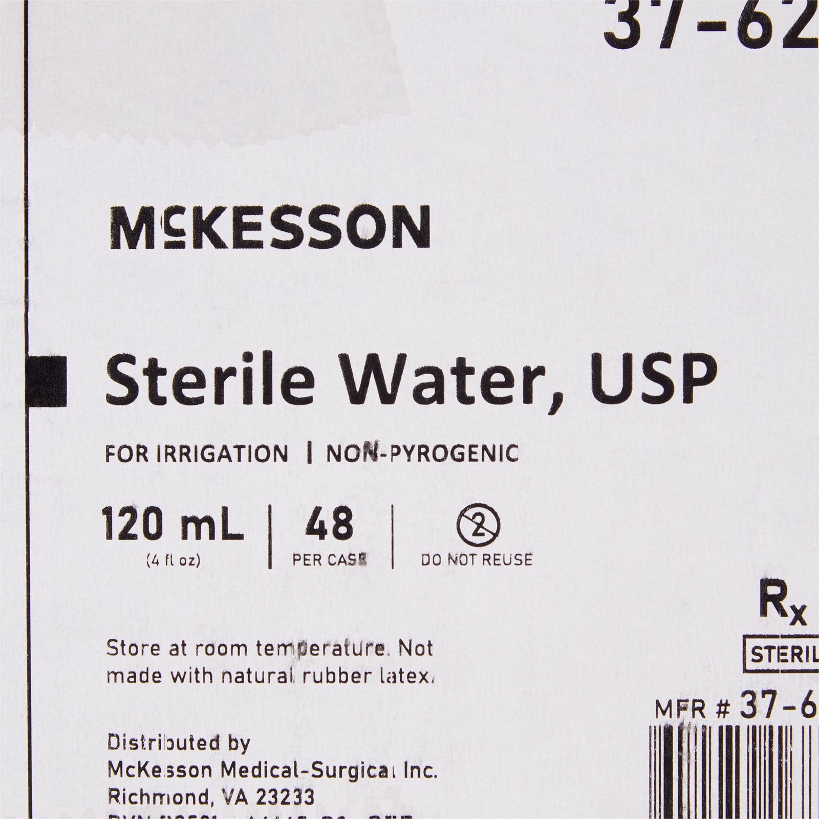 McKesson MedSurg Irrigation Water, 120 mL