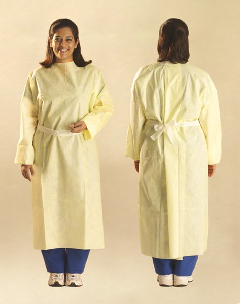 CARDINAL HEALTHC AAMI Level 3 Cover Gown, Yellow, Universal