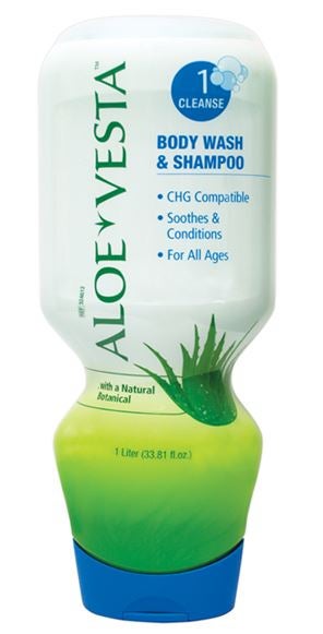 ConvaTec Aloe Vesta Body Wash & Shampoo, 1 L