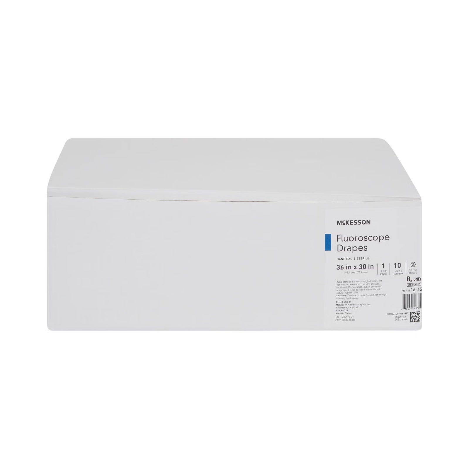 McKesson Sterile Fluoroscope Band Bag Drape, 36 x 30 Inch