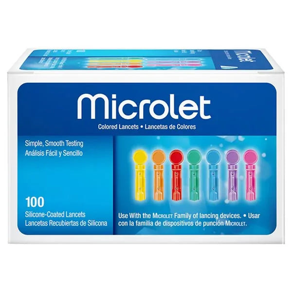 Ascensia Microlet Colored Lancets