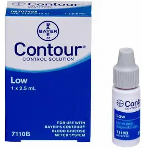 Contour Glucose Control Solution (Low & Normal Levels), 2.5 mL