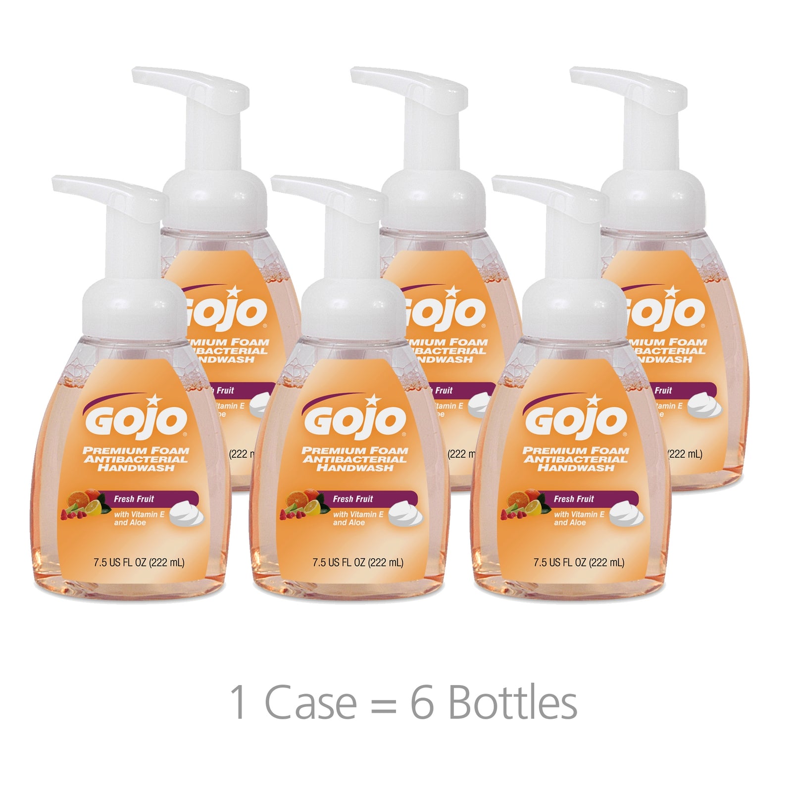 GOJO® Premium Foaming Antibacterial Soap 7.5 oz. Pump Bottle