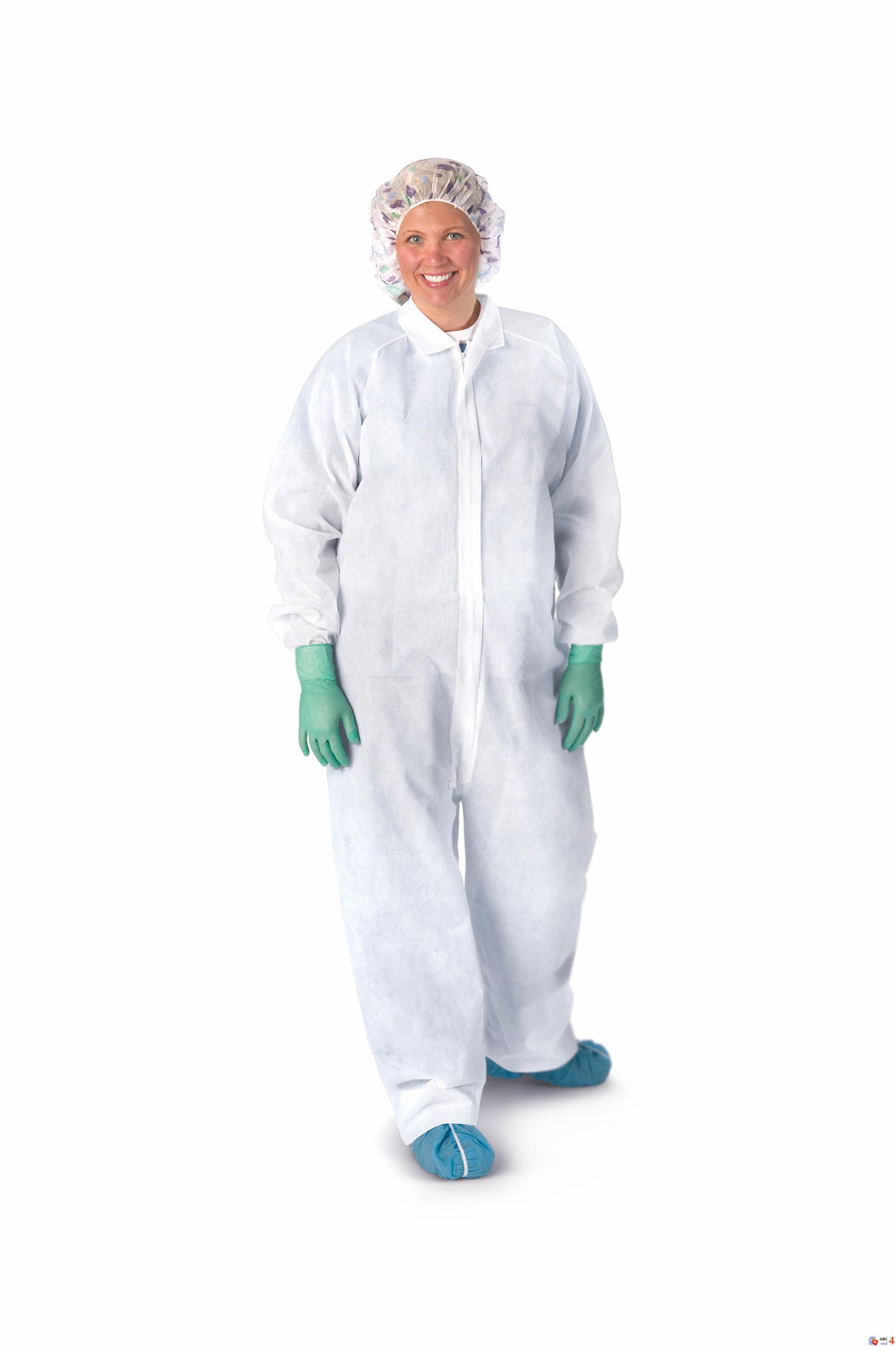 Medline Coverall X-Large White Disposable NonSterile