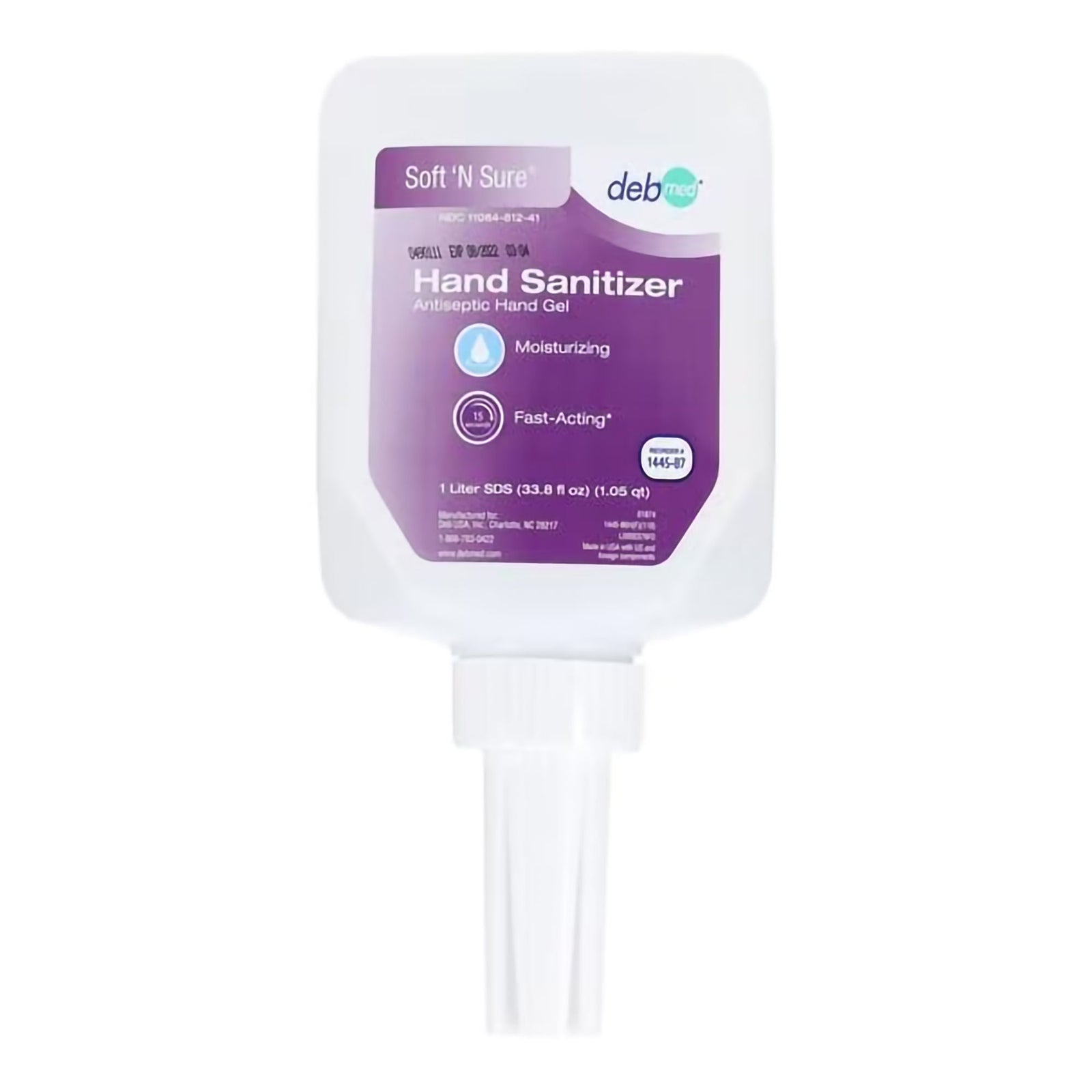 SC Johnson Professional Soft 'N Sure Antiseptic Hand Gel, 1 L