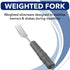 Weighted Fork - White