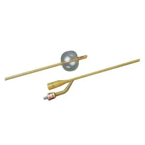 Bard BARDEX LUBRICATH Hematuria Coudé 3-Way Latex Foley Catheter 22 Fr 30 cc