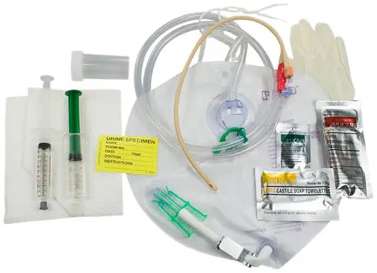 BARDEX Advanced I.C. Foley Tray with Urine Meter, 18 French