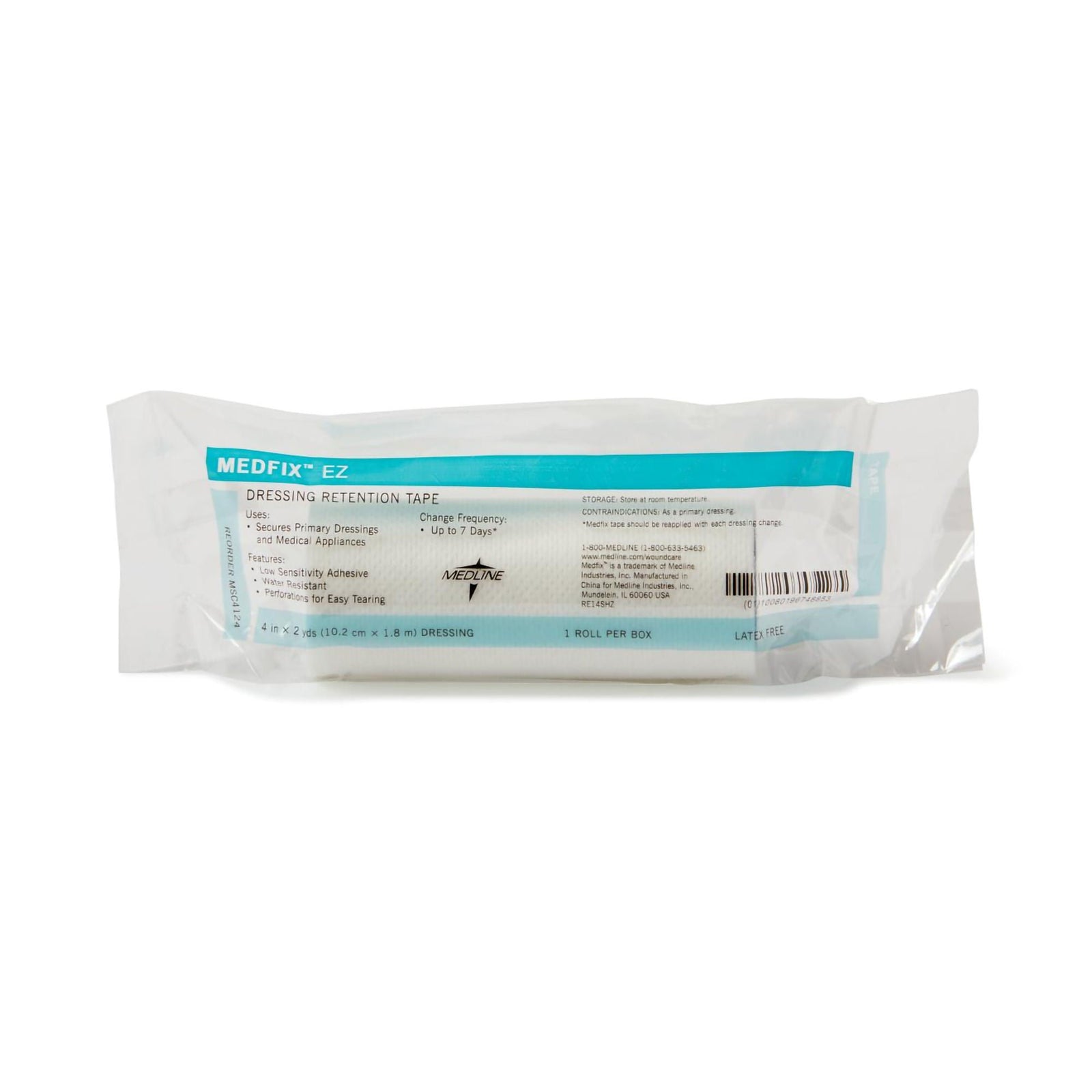 Medline Medfix EZ Retention Tape, 4 Inch x 2 Yards