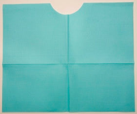 Tidi® Slipover Disposable Bib - Blue, 20 x 29 Inch (Case of 500)