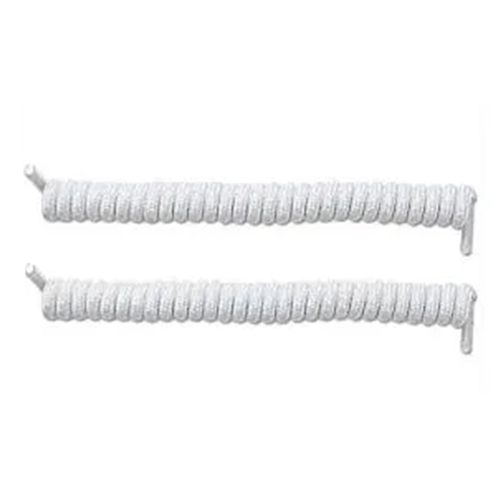 Spyrolace™ White Rubber Shoelaces